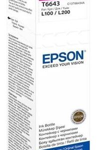 Epson T6643 Magenta Ink Bottle 70ml For L110 L300 L210 L355
