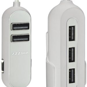 Whizzy 5 Port USB Family Car Charger