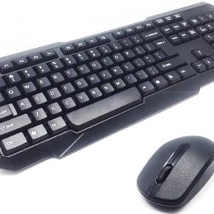 UniQue Wireless USB 104 Keys Standard US Layout Keyboard