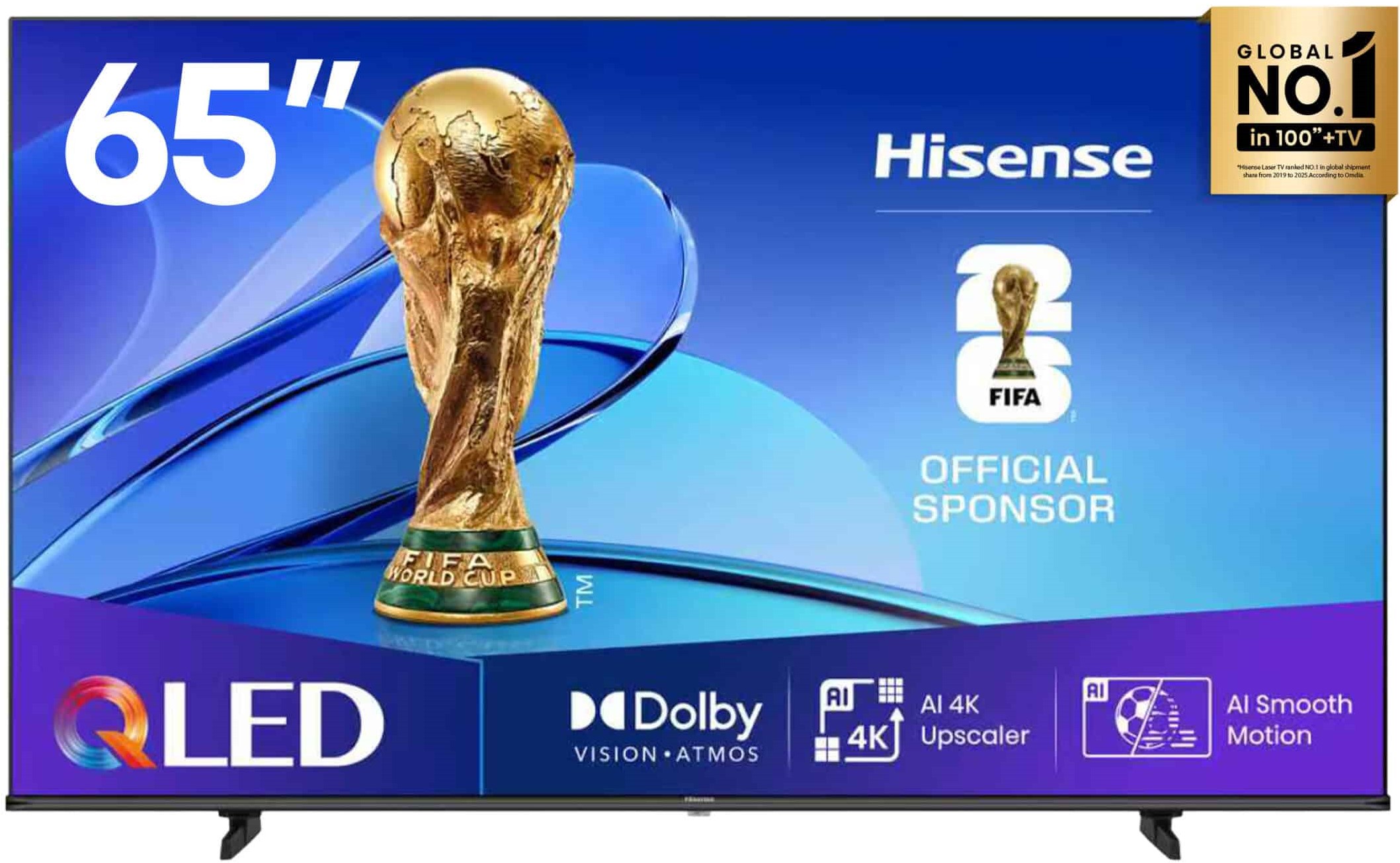Hisense 65 Inch Q6Q Series QLED Smart TV