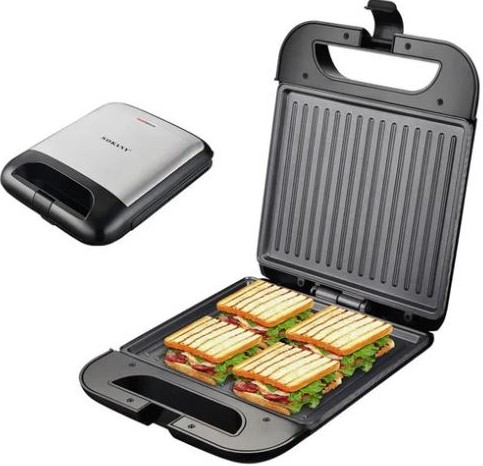 Sokany 8 Slice Sandwich 1200W Grill Maker