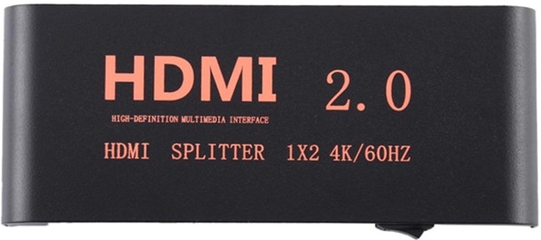 UniQue 4K Metal 2 Port HDMI Splitter